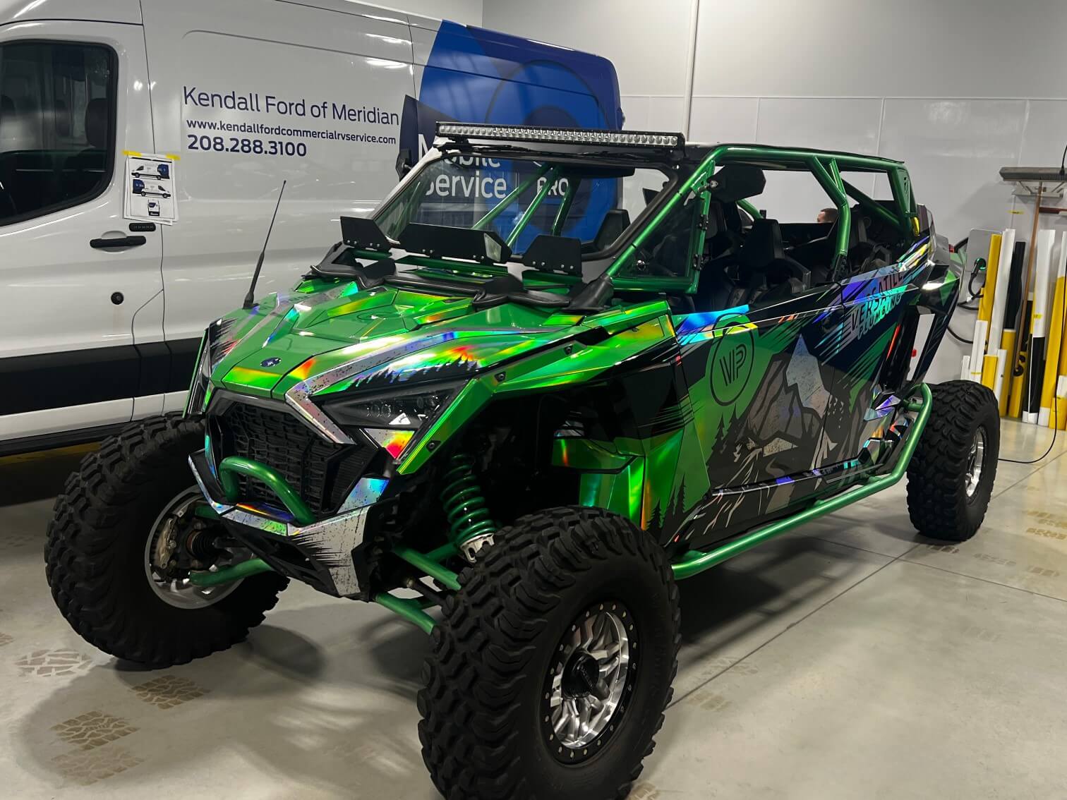 UTV with Custom Wrap